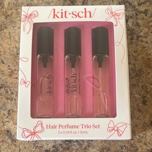 Kitsch Holiday Hair Perfume Trio warm sugar, amber shores & rustic vanilla